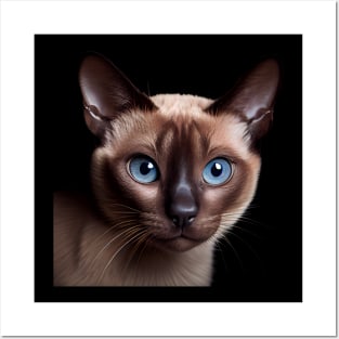 Tonkinese Cat - A Sweet Gift Idea For All Cat Lovers And Cat Moms Posters and Art